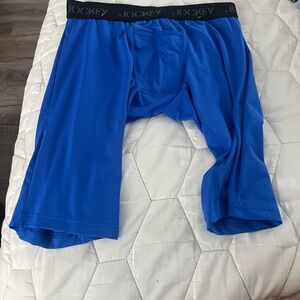 Blue jockey boxerbrief size medium